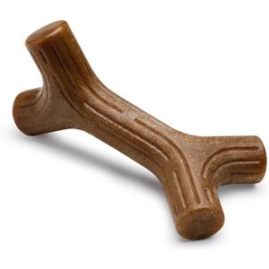 Benebone Bacon Stick Durable Dog Chew Toy for Aggressive Chewers, Real Bacon, Made in USA, Medium