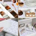 Shelf Liners for Kitchen Cabinet 24 Inch Wide X 20 Ft Non Adhesive Cabinet Drawer Liner Non Slip Water Oil-Proof Strong Grip Pantry Fridge Shelves Liner Bathroom Drawer Mat Cupboard Closet Liner