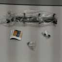 VAEHOLD Wall Hooks, Heavy Duty Aluminum Towel Hooks for Hanging Coat, Hat, Key, Clothes, Closet Hook Wall Mount for Kitchen, Bathroom, Office (C Shape Coat 4 Hooks 1 Pack)