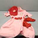 Morph Kids Baseball Costume Girls Peach Pink Baseball League Costume Outfit Halloween Costume For Girls 12-14 years