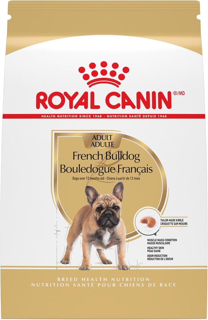 Royal Canin Breed Health Nutrition French Bulldog Adult Dry Dog Food, 17 lb Bag (EXP 09/08/27)