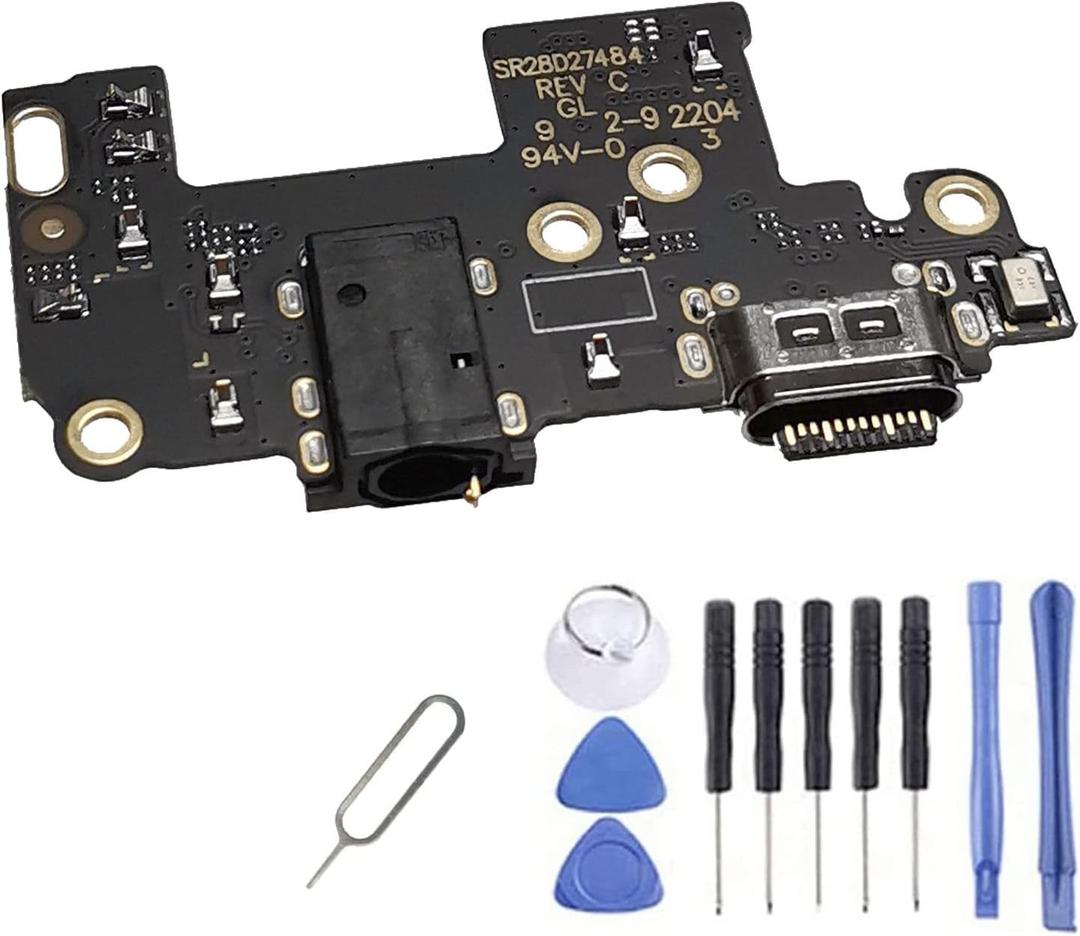 XT2215 Charging Port Dock Replacement Charger Port Board Connector Parts for Motorola Moto G Stylus 2022 XT2215 5G 6.0 Inches (not fit for Moto G Stylus 2022 4G XT2211 Version)