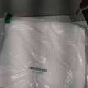 NICETOWN White Bedroom Curtain Panels - Multi-Function Noise Reducing Performance Window Treatment Thermal Insulated Rod Pocket Room Darkening Drapes for Nursery (2 Panels, 34 by 84)