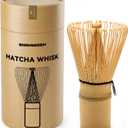 Bamboo Matcha Whisk 80/100/120 Prong, Traditional Japanese Chasen Matcha Stirrer -Authentic Japanese Bamboo Whisk For Matcha Tea (80prongs)