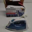 BLACK+DECKER Easy Steam Compact Iron, IR40V, Nonstick Plate, SmartSteam, Anti-Drip, Auto Shutoff & IR1010 Light 'N Easy Compact Steam Iron, Teal