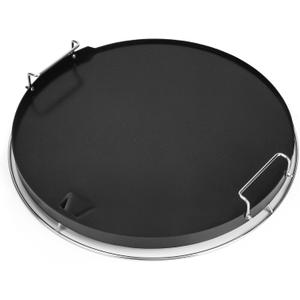 Non-Stick Ceramic Coated BBQ Griddle, Grill Plancha with Removable Handles