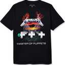 Metallica Men's Standard Master of Puppets T-Shirt (X-Large, Black)