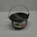 MIRRO 3.0qt Enamel Convex Kettle, Black