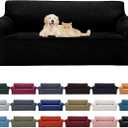 Cupuamon 2026 New Stretch Sofa Slipcovers Couch Cover for 3 Cushion Furniture Protector Sofa Covers with Elastic Bottom Jacquard Fabric Small Checks for Pets, Kids -Sofa