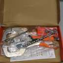 Pocket Hole Jig System Kit, Pocket Screw Jig with 11 Inch Clamp, Square Driver Bit, Hex Wrench, Depth Stop Collar, Step Drill Bit, Coarse Square Driver Screws, All In One for Joinery Work