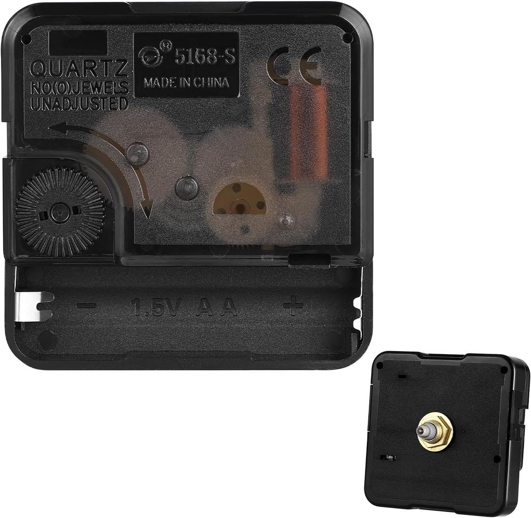 Quartz DIY Wall Clock Movement Mechanism Battery Operated Sweep Silent Movement Motor Hands Clock Repair Replacement Parts Accessories for Home Room