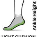 Smartwool Unisex Hike Classic Edition Light Cushion 2nd Cut Ankle Socks (Gray, M)