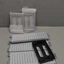 Skywin Video Game Storage Stand Tower, Video Game Storage Organizer for PS5/ PS4/ PS3/ Xbox Series S & X/Xbox one Game, Universal Game Disc Holder, 36 CD Storage Disk Tower for PS (White)