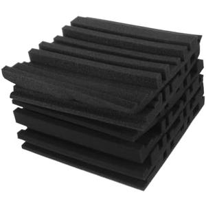 Hoement 18 pcs Acoustic Foam Panels Soundproofing Wall Panels Sound Insulation Material