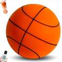 2 x Silent Basketball Size 7 (29.5") - 2026 New Upgrade Foam Basketball Arcade Game Indoor | Ball for Quiet Dribbling and Indoor Training,Pro PU Foam Ball Higher Bounce, No.7