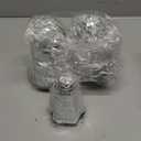 3 Pcs Halloween Disco Ghost Decor 6'' 5'' 4''halloween Ornament Silver Mirror Disco Skeleton Table Decoration Glitter Spooky Ghost Tiered Tray Decor for Props Home Tabletop Party Gift,(Silver)