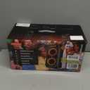 Foxdawn Portable Bluetooth Speaker: 240W Peak Powerful Loud Sound Deep Bass Wireless Boombox Large Subwoofer 15 Hours Battery Life Fast Charging with Led Light Show for Party Outdoor Camping Backyard (Black)