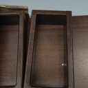 Ufine Dual Monitor Stand Riser 2 Heights Adjustable Wood Computer Monitor Stand Desktop Organizer, Large Monitor Stand for 2 Monitors, Laptop, TV, Printer