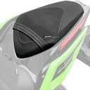 Motorcycle Passenger Seat for Kawasaki Ninja400 Z400 2018 2019 2020 2021 2022 2023 2024 2025 2026 Ninja Z 400 Rear Pillion Solo Cushion Pad Set (Tail-Black)