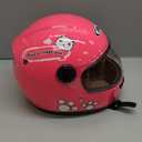 Kids Motorcycle Helmet with Panda Design and Racing Gloves Set, DOT Certification 