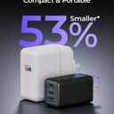 Wegear 67W USB C Charger, 3-Port GaN Fast Charging Block with Foldable Plug, Compatible with MacBook Pro/Air, iPad Pro, iPhone 16/15/Pro, Galaxy S25/S24, Note20, Pixel, Apple Watch, (Black)