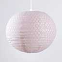Tadpoles LSHL004 Round Chandelier Shade, Lace Pink, 14" Diameter,
