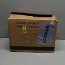 Makeup Organizer with Drawers,Large Capacity Countertop Organizer for Vanity,Bathroom and Bedroom Desk Cosmetics Organizer,Easy To Storage Skincare,Brushes,Lotions,Lipstick (Red and Cream)