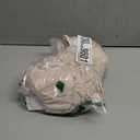 ZESICA Women's 2025 Summer Casual V Neck Flutter Sleeve Bohemian Ruffle Smocked A Line Swing Mini Dress, XL, Beige