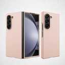 for Samsung Galaxy Z Fold 7 Case Slim Featherlight | Bare Hand Feel Anti-Oil Spray Cover | Precise Fit | Anti-Shock Core Guard - Gold