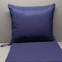 downluxe Outdoor Chair Cushions 24x24 with Removable Cover, Waterproof Patio Furniture Cushions, Deep Seat Cushions for Outdoor Furniture with Backrest for Sofa, Couch and Patio Chairs, Navy