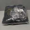 Hvqic Black Canopy Bed Curtains - 4 Corner Post Bed Curtains Queen Bed Curtain Lightproof Drapes Bed Canopy for Adults & Girls Bedroom Decoration (Queen,Black)