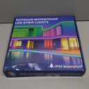 300 ft Outdoor LED Strip Lights Waterproof,IP68 Waterproof LED Light Strips with Remote,App Control Music Sync RGB Outdoor LED Rope Lights,LED Lights for Bedroom,Roof,Deck,2 Rolls of 150ft