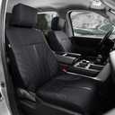 for Toyota Tundra Seat Covers 2022 2023 2024 2025 2026, 2026 Toyota Tundra Accessories 2022-2024 2025 2026 Crewmax/Double Cab (SR/SR5), Black, Full Set