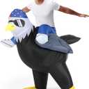 Inflatable Eagle Bald Bird Costume for Adult Student Teacher Independence Day Blow up Costumes for Patriotic Day