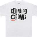 Counting Crows Unisex-Adult Ransom Tee Unisex Fit Tee Shirt (White), XL