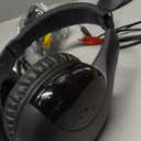 Wireless TV Headphones, Wireless Headphones for TV Watching with Transmitter Base, Wireless TV Headset with FM Radio Monitor Function for Seniors, Support RCA, AUX, Optic and Coaxial Audio Out Port