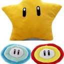 HANBO 7'' Fire Flower & Ice Flower Plush & 12" Mari Star Doll Stuffed Animal, Plush Toy Plush Doll Children Toys Christmas New Year Gift Birthday Gift.