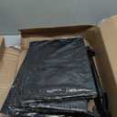 Sweetcrispy 10 Drawer Fabric Dresser Storage Tower with Bins, Tall Chest Organizer for Bedroom Closet Hallway, Steel Frame Wood Top Easy Pull Handles, Black