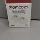 Momcozy Silicone Nipple Shields for Breastfeeding, Flower Shape Petal Design, Ultra Thin & Soft for Flat or Inverted Nipples, Flexible Nursing Shield, BPA/BPS Free (1 Pair, 17mm)