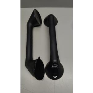 2 Pack 16 Inch Grab Bars for Bathtubs and Showers for Seniors, Heavy Duty Shower Handle for Elderly, Suction Cup Removable Handrails Handicap Bath Grip Bathroom Safety Grips Black