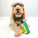 Golf Dog Toy  Funny Dog Christmas & Birthday Gift with Squeaker Rope & Crinkle, Fun & Interactive Puppy Present & Stocking Stuffer