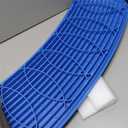 Vie Triomphe Transfer Boards Curved and Slide Board with Straps, Plastic Slide Board for Transferring, Sliding Board Transfer to Wheelchair, Transfer Board from Bed to Wheelchair,for Toilet,Blue