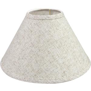 Aspen Creative 58703A Empire Uno Lamp Shade in Flaxen, 4" Top x 11" Bottom x 7" Slant Height, Slip UNO 33mm