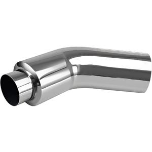 4 Inch Diesel Exhaust Elbow Tip 304 Stainless Steel Polished Exhaust Pipe Elbow 4Inlet to 6 Outlet 23" Overall Long Side Exit Exhaust Tip Compatible with Pickup Truck