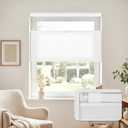 SEEUNANA No Drill No Tools Top Down Bottom Up Cellular Shades 37" W x 64" H