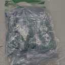 Women Y2k Halter Silk Satin Long Scarf Dress Sexy Deep V Neck Floral Open Back Formal Cocktail Maxi Dresses, XS