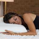 Bluewave Bedding Super Slim Gel Memory Foam Pillow for Stomach and Back Sleepers - Thin, Flat Design for Cervical Neck Alignment and Deeper Sleep (3.25-Inches Height, King Size)