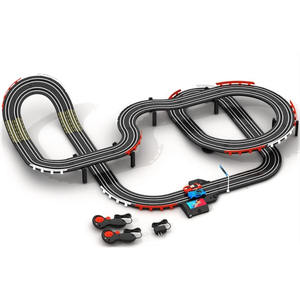 Slot Car Race Track Sets, 2 High Speed Track Cars, Lap Counter, Birthday Gift for Kids Boys Girls Ages 6 7 8 9 12