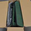 Weatherproof Heated Cat House for Outdoor in Winter, Heated Cat Bed Kitty Shelter with Cat Heating Pad, Insulated & Safe Escape Door, Warm Home for Outside Stray Cat (13"x16"x14", Green)