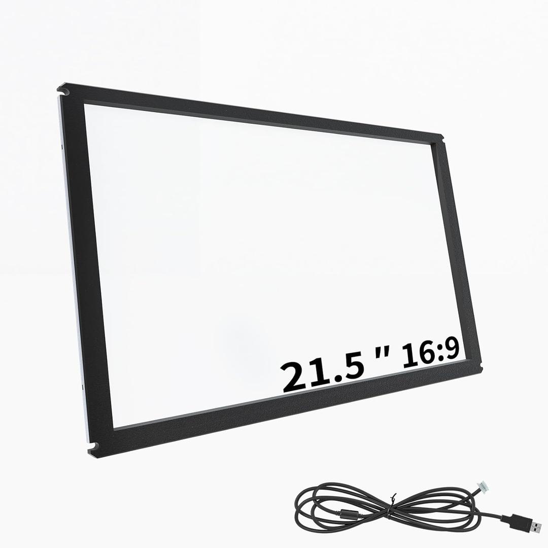 21.5 Inch Infrared Touch Screen, 10 Points Touch Screen Overlay Panel, USB Interface Free Driver, Infrared Touch for Outdoor Navigation, Digital Signage, Industrial Monitor